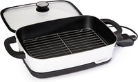 Presto 06854 Precise 16-Inch Tuxedo Digital Electric Skillet Multi-Cooker 400?F