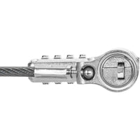 Targus ASP96RGLX 6.5FT DEFCON Universal 40 Digit T-Bar Combination Lock Silver