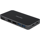 Visiontek 901525 VT210 USB-C Display Docking Station 4K FHD HDMI VGA DP 100W PD