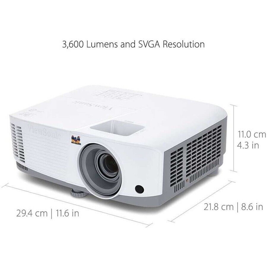 Viewsonic PA503S 3800 Lumens SVGA DLP 3D Ready Home Office Projector HDMI VGA US