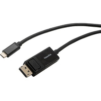 Visiontek 901288 6.6FT (2 Meters) USB-C to DisplayPort 4K UHD Black Video Cable