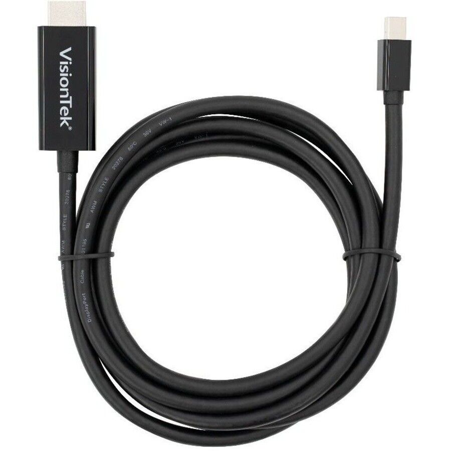 Visiontek 901215 6.6FT Mini-DisplayPort mDP to HDMI M/M 4K Active Video Cable