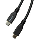 Visiontek 900825 3.3FT (1 Meter) USB-C to USB-C Male Male 10Gbps 60W 4K Cable