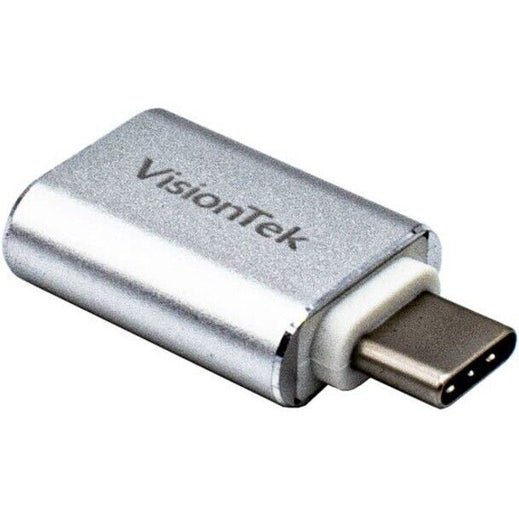 Visiontek 901223 USB-C Male to USB-A Female Small Block Adapter Plug N Play