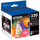 Epson T320 Standard Yield InkJet Cartridge Cyan Magenta Yellow Black 4 Colors