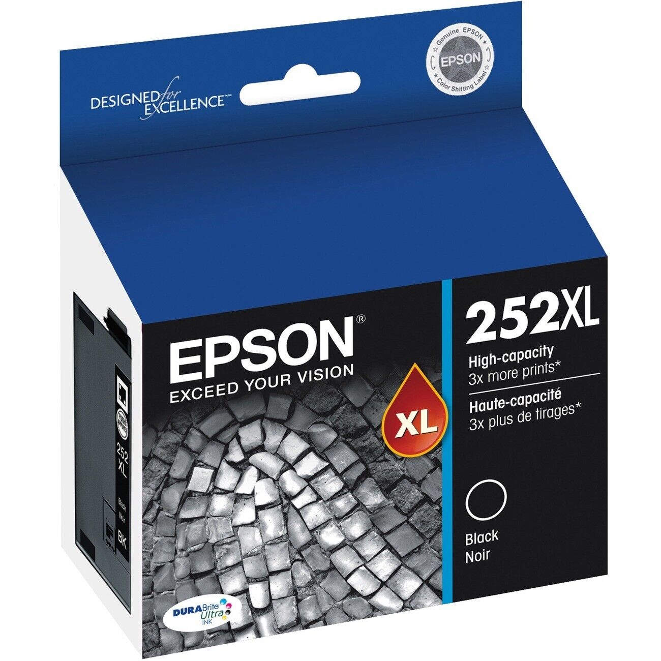 Epson T252xl120-S DURABrite Ultra 252XL High Yield Cartridge Black