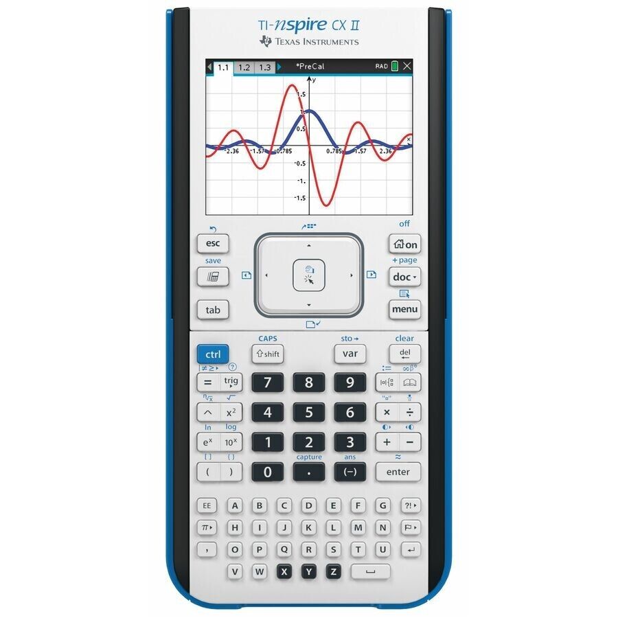 Texas Instruments NSCX2/TBL/1L1 TI-Nspire Graphing Calculator White