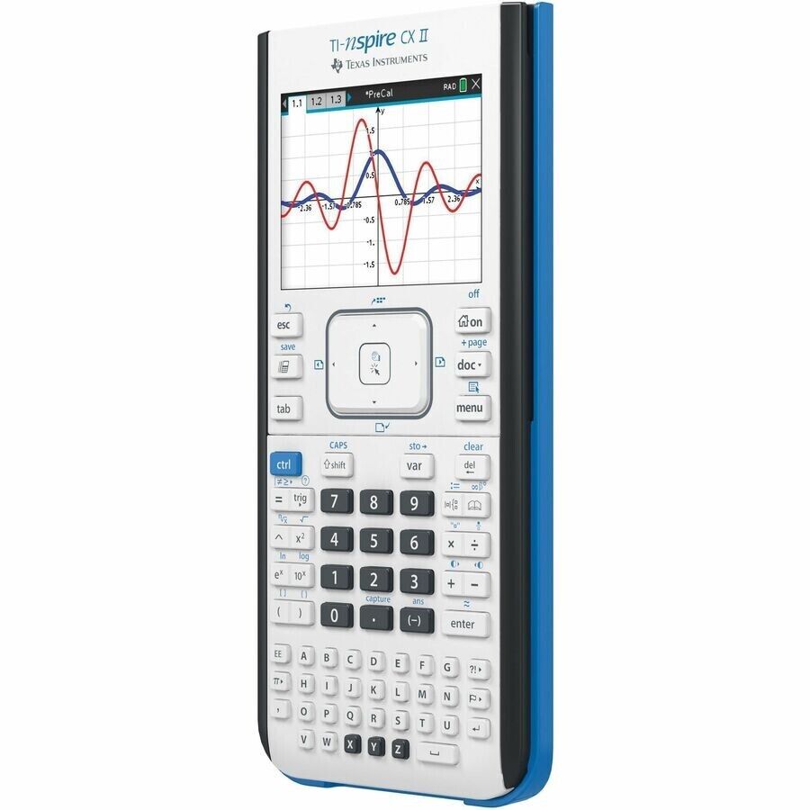 Texas Instruments NSCX2/TBL/1L1 TI-Nspire Graphing Calculator White