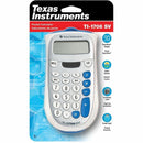 Texas Instruments 1706SV/TBL/2L1 SV Simple Calculator Dual Power Slide Hard Case