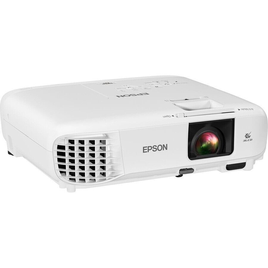 Epson V11H981020 PowerLite E20 LCD Projector 4:3 Ceiling Mount 1024x768 HDMI USB