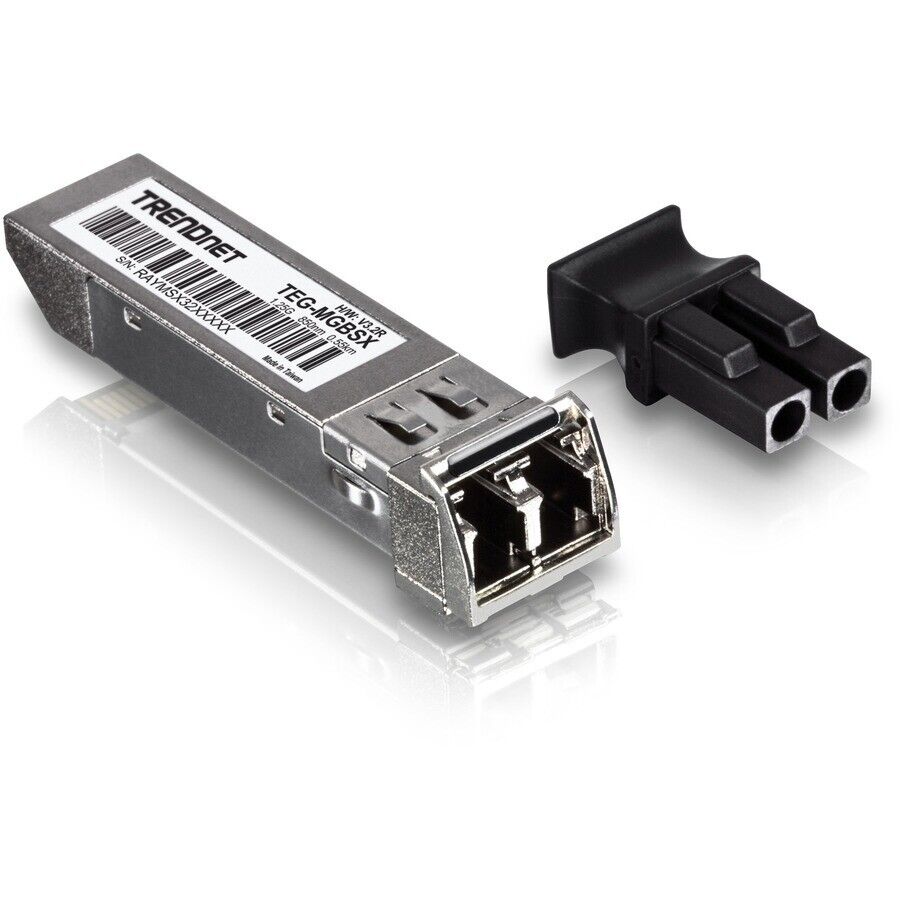 TRENDnet TEG-MGBSX SFP Multi-Mode LC Moudule Mini-GBIC Hot Pluggable to 1.25G