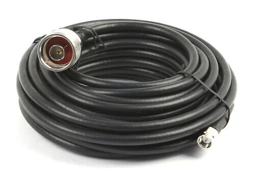 Wilson 955812 10 FT RG58 Low Loss Foam Coax Antenna Cable N-Type to SMA Male