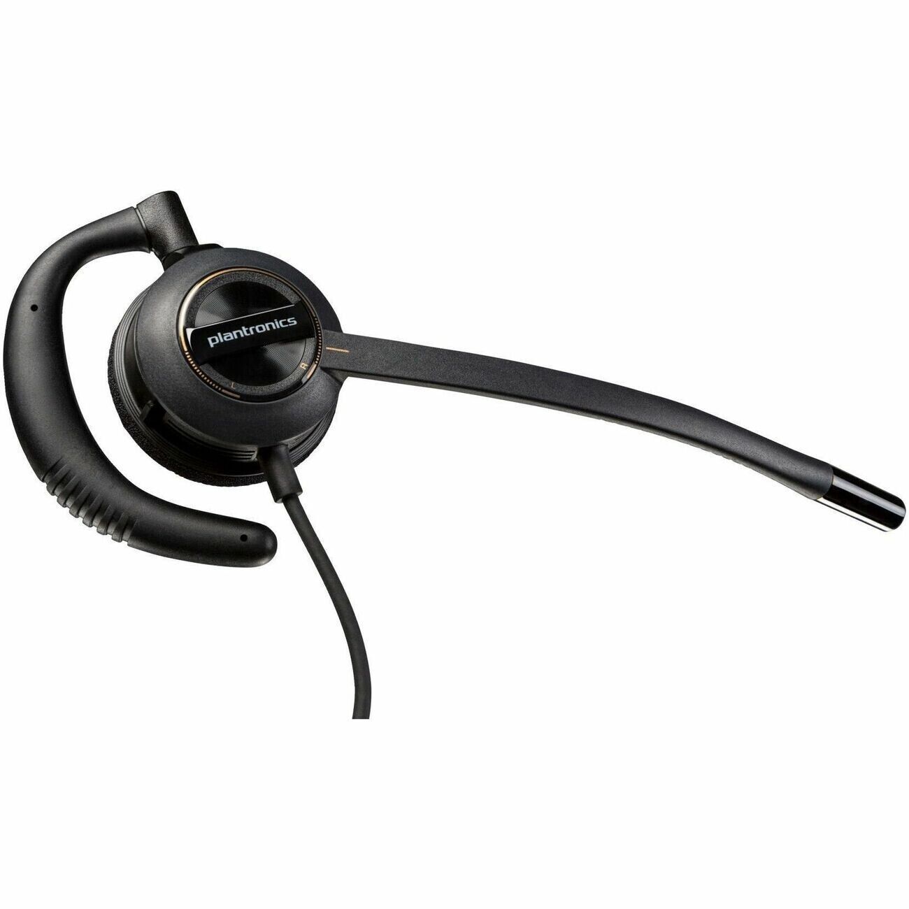 Poly 783P2AA#ABA EncorePro HW530 Mono On Ear Headset Quick Disconnect 3.5mm BLK