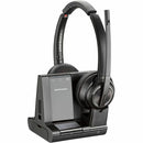 Poly 77Y82AA#ABA SAVI 8220 UC DECT BT USB Stereo Wireless Headset w Charge Stand
