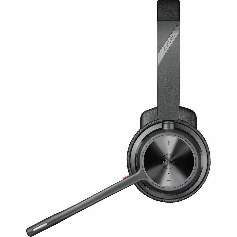 Poly 7E2L7AA#ABA Voyager 4310-M Wireless Bluetooth USB Mono Headset w Stand BLK