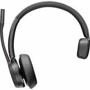 Poly 7E2L7AA#ABA Voyager 4310-M Wireless Bluetooth USB Mono Headset w Stand BLK
