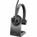 Poly 7E2L7AA#ABA Voyager 4310-M Wireless Bluetooth USB Mono Headset w Stand BLK