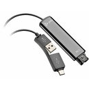 Poly 786C6AA DA75 USB-C USB-A to Quick Disconnect Adapter