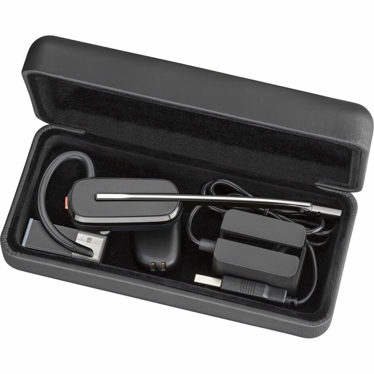 Poly 7W6D1AA#ABA Savi 8245 Office Wireless DECT Mono Covertible EarSet w Stand