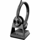 Poly 7S435AA#ABA Savi 7320-M Office Stereo DECT Wireless Bluetooth Headset Stand