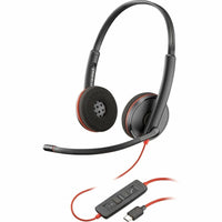 Poly 8X228A6 Blackwire 3220 Stereo USB-C/A 3.5mm Headset Inline Control TAA