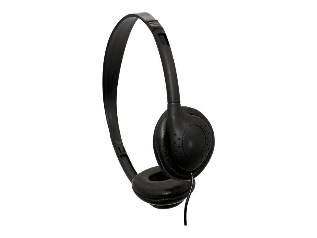 ErgoGuys 1AE6-711RSR-M32VNL AE-711V Stereo 3.5mm Headphone Vinyl Ear Pad Black
