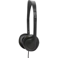 ErgoGuys 1AE6-711RSR-M32VNL AE-711V Stereo 3.5mm Headphone Vinyl Ear Pad Black