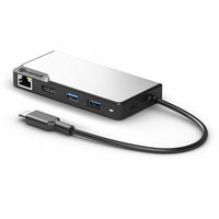 Alogic UCFUPRGVV2-SGR Fusion MAX 6-in-1 Hub Dock 4K HDMI G-Eth USB-C/A PD 100W