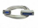 Epson CEPS-001 Cable, 3 Feet, DB9F-DB25M, Null Modem