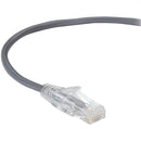 Black Box CBCC365121-18 18FTSlim CAT6 UTP Patch Network RJ45 Cable Gray