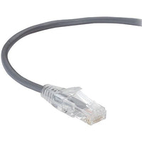 Black Box CBCC365121-18 18FTSlim CAT6 UTP Patch Network RJ45 Cable Gray