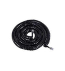 Cablesys 2500BK 25' BLACK Telephone Handset RJ9 Curly Cord GCHA444025-FBK