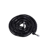 Cablesys 2500BK 25' BLACK Telephone Handset RJ9 Curly Cord GCHA444025-FBK
