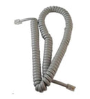 Cablesys 1200DG 12' Medium GRAY Telephone Handset RJ9 Curly Cord GCHA444012-FDG