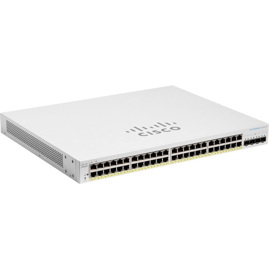 Cisco CBS220-48P-4G-NA 48 Giga PoE 4 Giga Exp 4 SFP Managed Network Switch