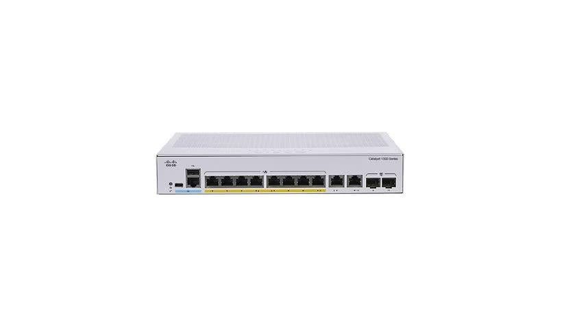 Cisco C1300-8MGP-2X Catalyst 4 Gig PoE+ 2 2.5G PoE+ 2 SFP+ Managed Netwrk Switch