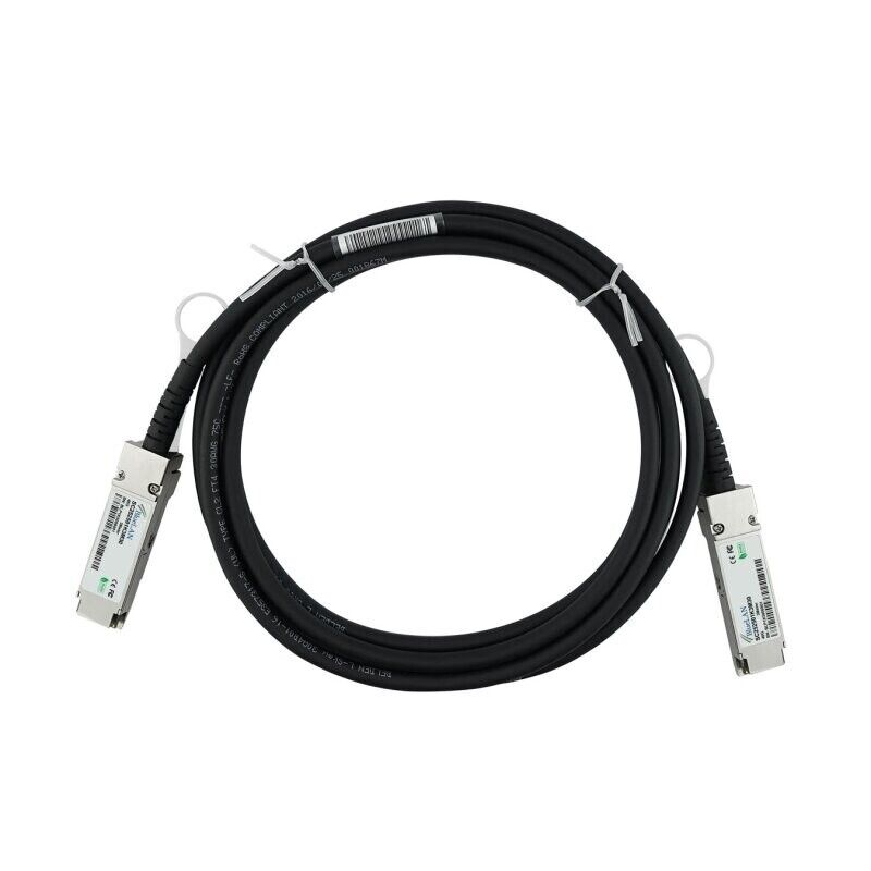 Extreme networks 40G-DACP-QSFP1M fibre optic cable 1 m QSFP+ BK