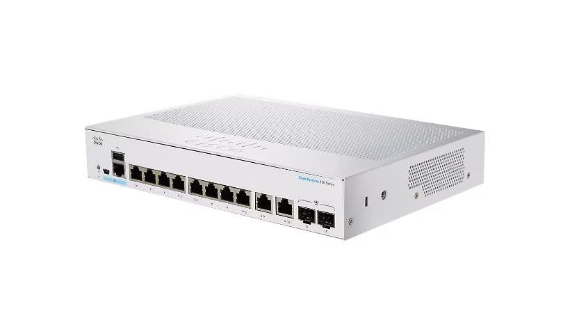 Cisco CBS350-8P-2G-NA 8 Gigabit PoE+ 67W Budget 2 Gigabit SFP Managed Switch