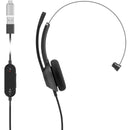 Cisco HS-W-321-C-USBC Mono Wired Single Ear Headset USB-A/C Noise Can Boom Mic