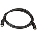 StarTech TBLT3MM1M 3.3Ft Thunderbolt 3 4K Certified Cable 100W PD Black Cable