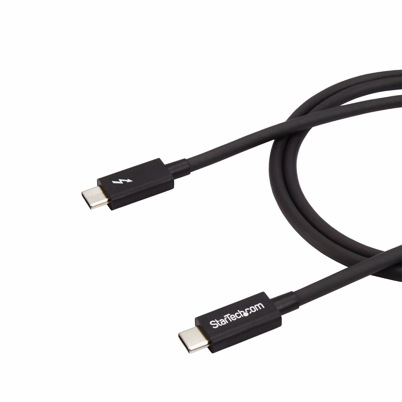 StarTech TBLT3MM1M 3.3Ft Thunderbolt 3 4K Certified Cable 100W PD Black Cable