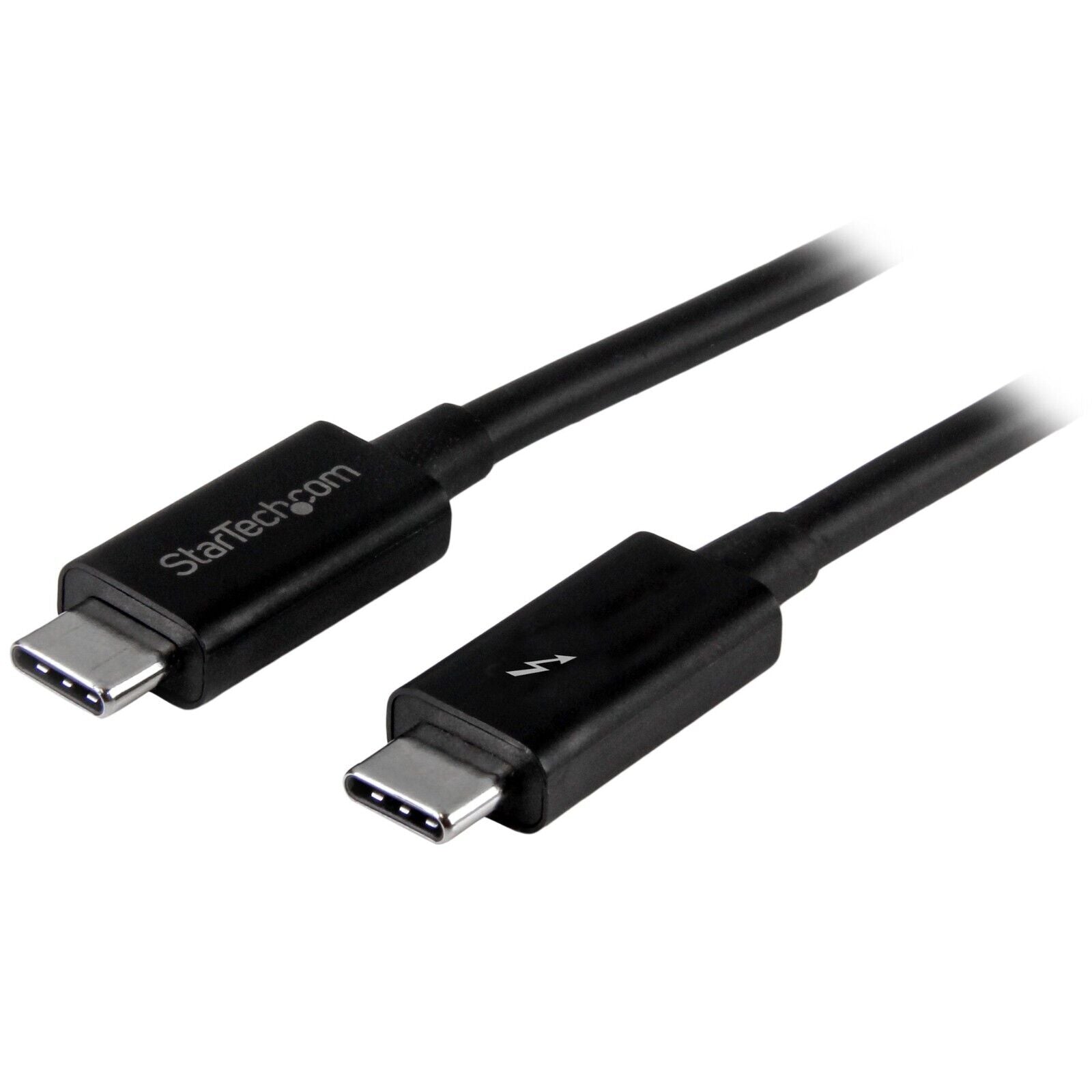 StarTech TBLT3MM1M 3.3Ft Thunderbolt 3 4K Certified Cable 100W PD Black Cable