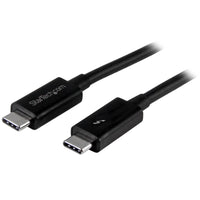 StarTech TBLT3MM1M 3.3Ft Thunderbolt 3 4K Certified Cable 100W PD Black Cable