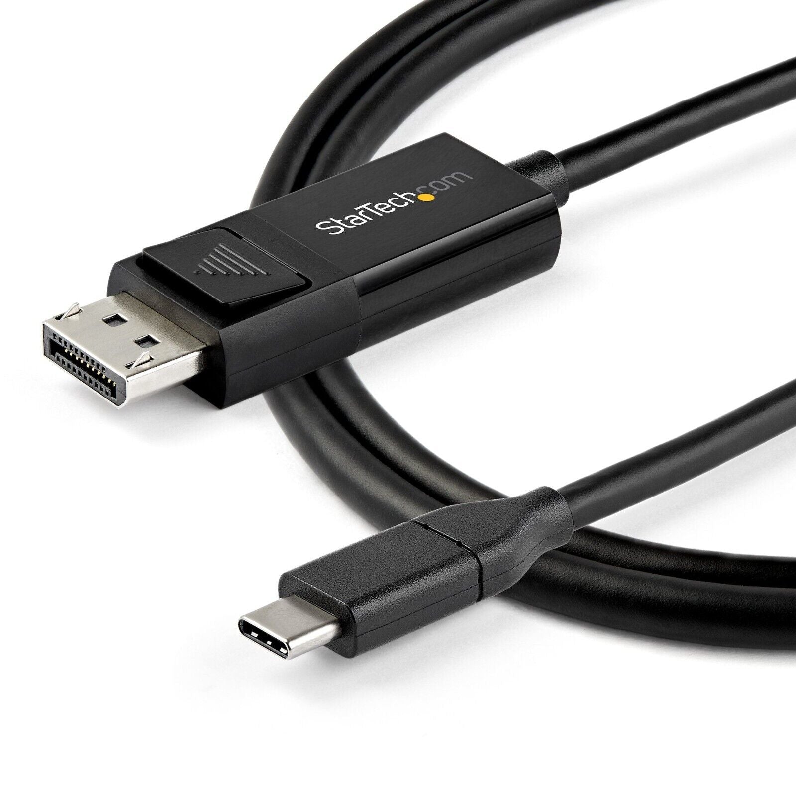 StarTech CDP2DP141MBD 3Ft USB-C to DisplayPort DP 1.4 BiDirection TB3 Compat BLK