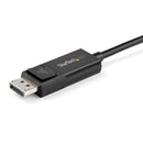 StarTech CDP2DP141MBD 3Ft USB-C to DisplayPort DP 1.4 BiDirection TB3 Compat BLK