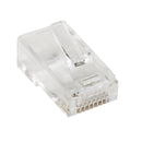 StarTech CRJ4550PK 50Pk CAT5e Modular Ethernet RJ45 Clear Plugs for Stranded Wre