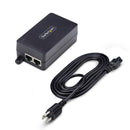 StarTech AF212C-PoE-INJECtoR 1-Port 2.5Gbe PoE/PoE+ Injector 30W Unmanaged Power