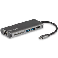 StarTech DKT30CSDHPD USB-C Multiport Adapter HDMI RJ45 SD/SDHC TB3 USB 60W PD