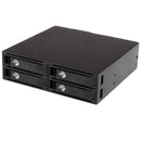 StarTech SATSASBP425 4-BAY 2.5" SATA SAS HDD SSD Mobile Rack Hot Swap BlackPlane