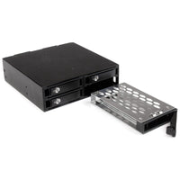 StarTech SATSASBP425 4-BAY 2.5" SATA SAS HDD SSD Mobile Rack Hot Swap BlackPlane